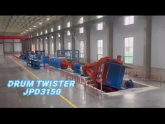 大型横切断電源ケーブルのストランディングと包装のための高規格ドラムトイスターマシン