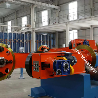非ツイスト コア ドラム ツイスター機械 75kw 30r/Min 2800 Mm ケーブルの撚り合わせ