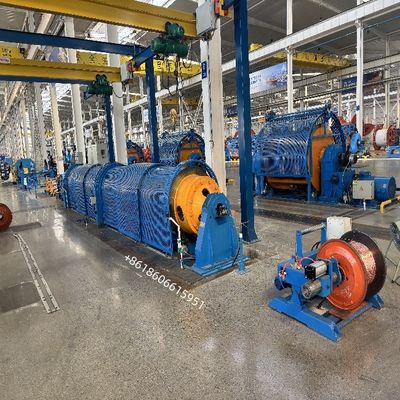 エネルギー効率 ケーブル製造用チューブルストランディングマシン JGG-500/1+6