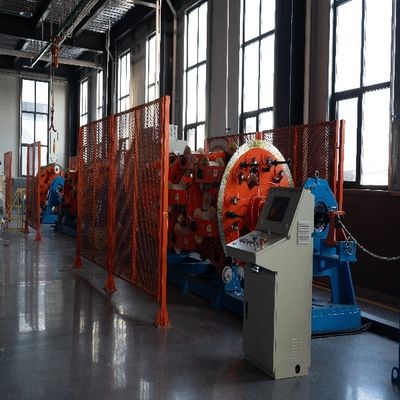 高速地軸プラネタリ・ストランディング・マシン 緊張・回転・個別ボビン制御 1+6+12+18