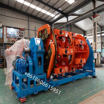 ユニフォームストラントレイとすべてのギアバック扭曲の改善されたケーブル機械的特性のための惑星ストランディングマシン