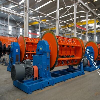高精度撚り、最小限の欠陥を実現する大型ワイヤー束用ヘビーデューティー 500/37撚り線機