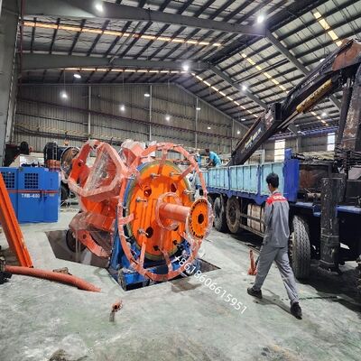 PLCとインバーター駆動モーターを備えたケーブル敷設プロセスの正確な制御のための敷設機械